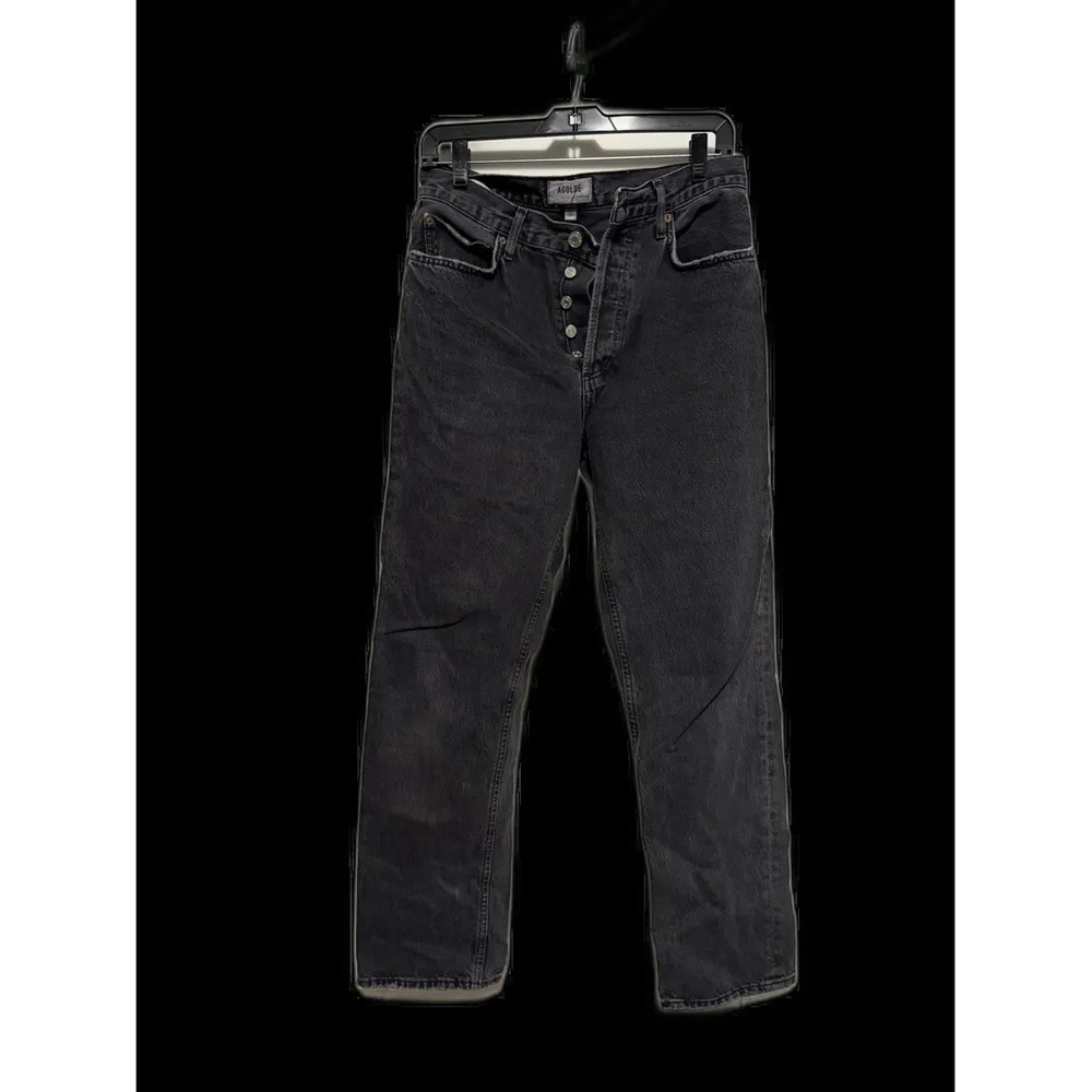 AGOLDE 90s Pinch Waist High Rise Black Jeans